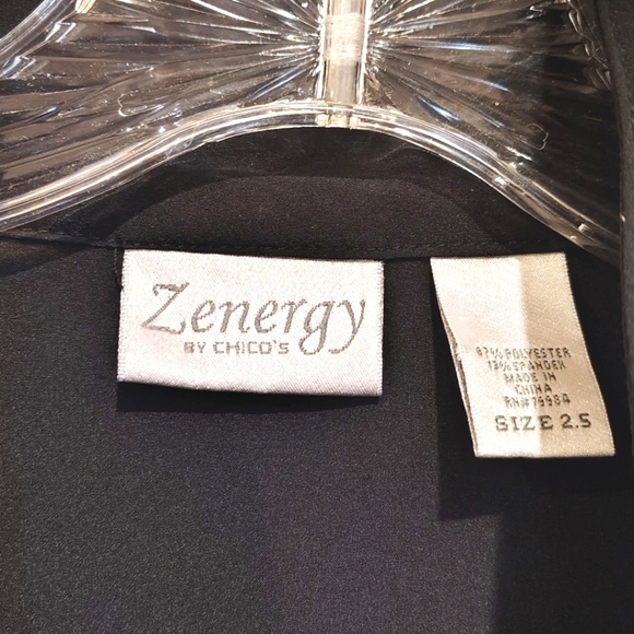 Zenergy By Chicos Black Women's Jacket - Picture 3 of 3
